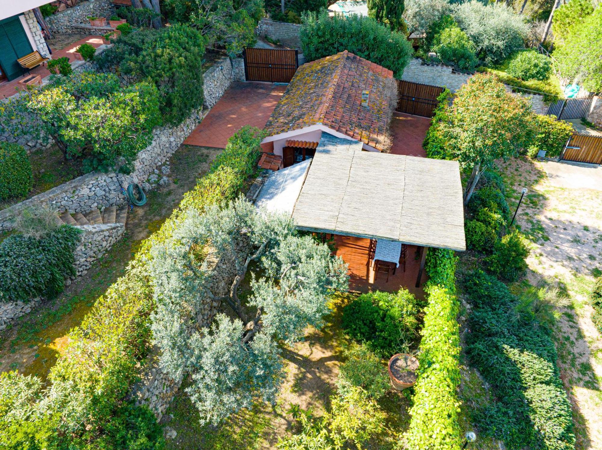 Il Cottage Di Villa Sveva, Splendida Vista Mare Порто Санто Стефано Экстерьер фото