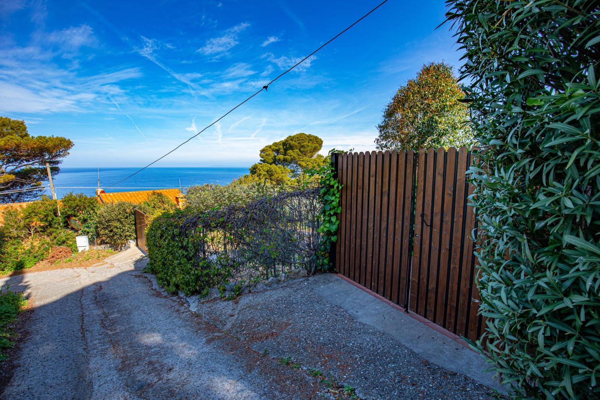 Il Cottage Di Villa Sveva, Splendida Vista Mare Порто Санто Стефано Экстерьер фото
