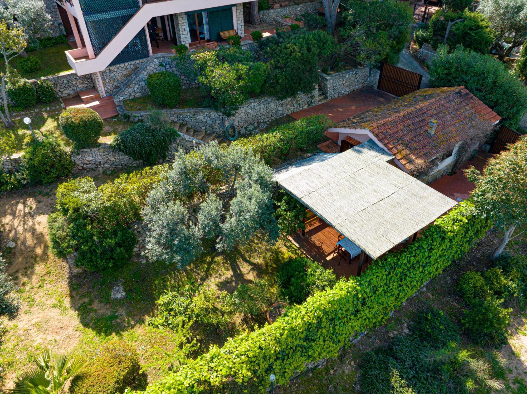 Il Cottage Di Villa Sveva, Splendida Vista Mare Порто Санто Стефано Экстерьер фото