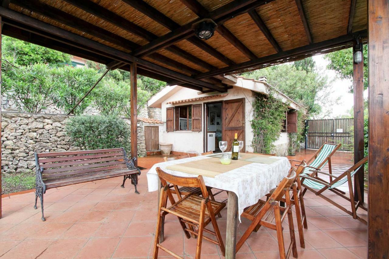 Il Cottage Di Villa Sveva, Splendida Vista Mare Порто Санто Стефано Экстерьер фото