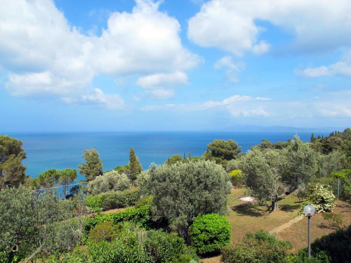 Il Cottage Di Villa Sveva, Splendida Vista Mare Порто Санто Стефано Экстерьер фото