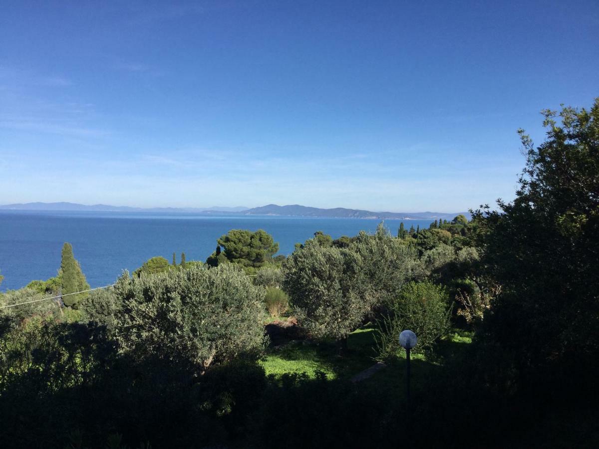 Il Cottage Di Villa Sveva, Splendida Vista Mare Порто Санто Стефано Экстерьер фото